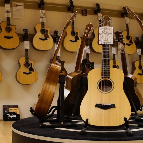Leading acoustic guitar brands including Taylor, Martin, Faith, Fender and more!