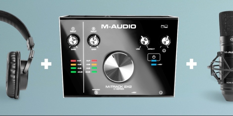 M-Audio M-Track 2X2 Vocal Studio Package