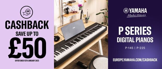 Yamaha Piano Cashback - SAVE up to 150!