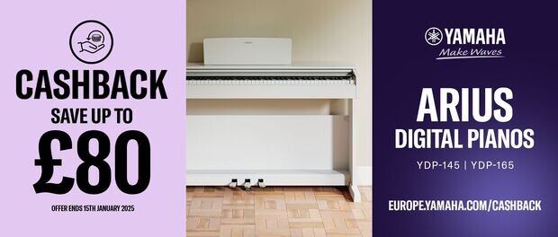 Yamaha Piano Cashback - SAVE up to 150!